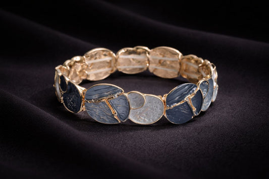 Pop Enamel Statement Elastic Bracelet