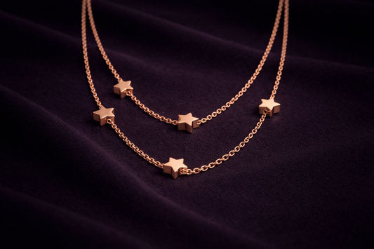 Stardust Layered Star Necklace