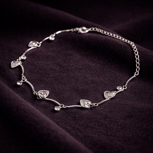 Serena Heart Anklet
