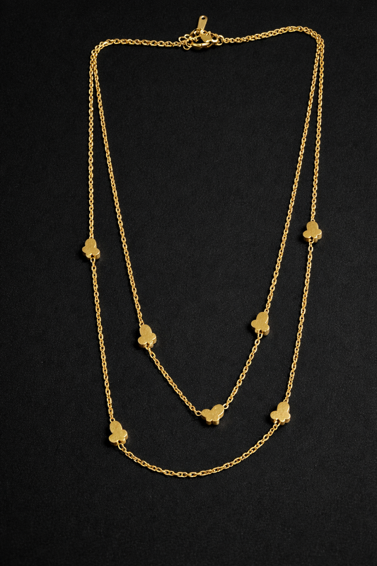 Butterfly Layered Necklace