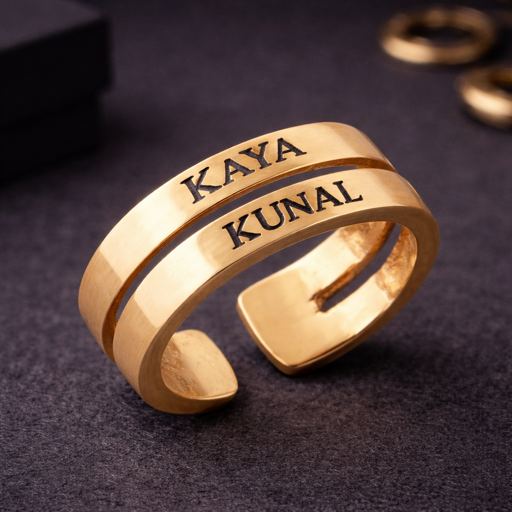Couple Name Rings
