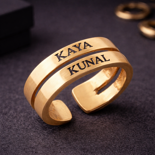 Couple Name Rings