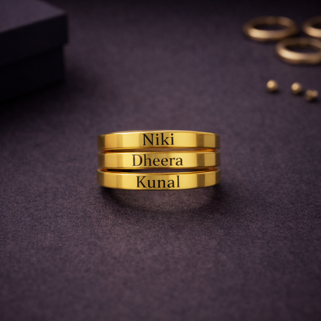 Couple Name Rings