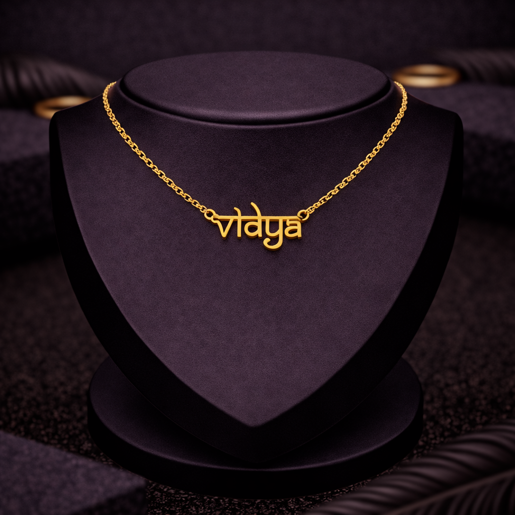 Language Single Name Necklace