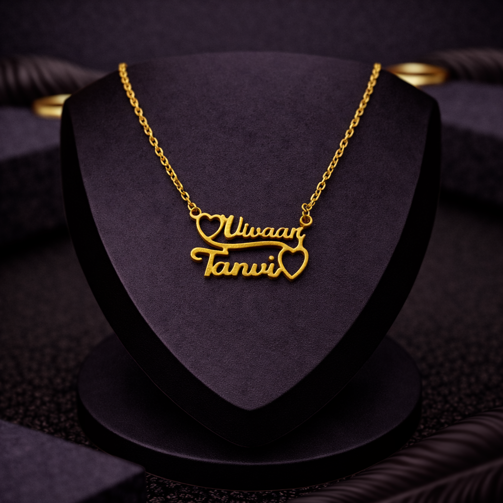Couple Name Necklace