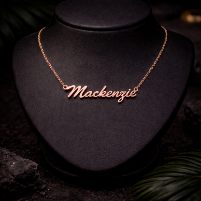 Single Name Necklace