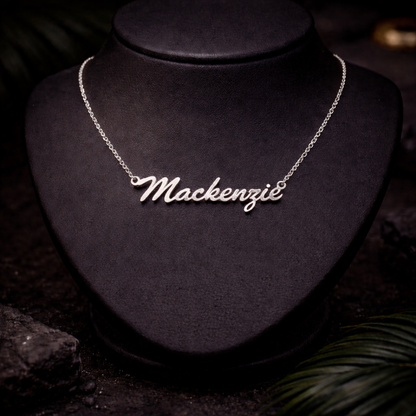 Single Name Necklace