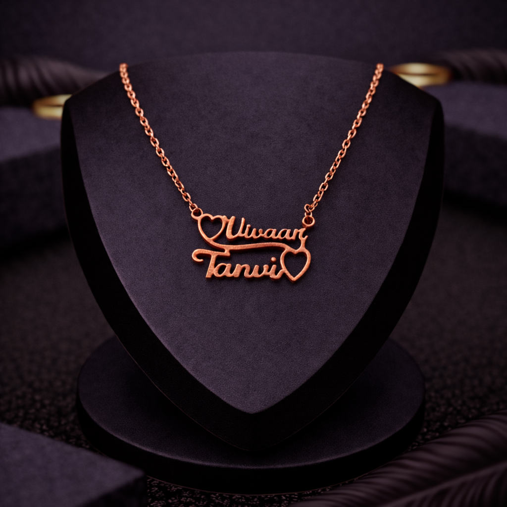 Couple Name Necklace