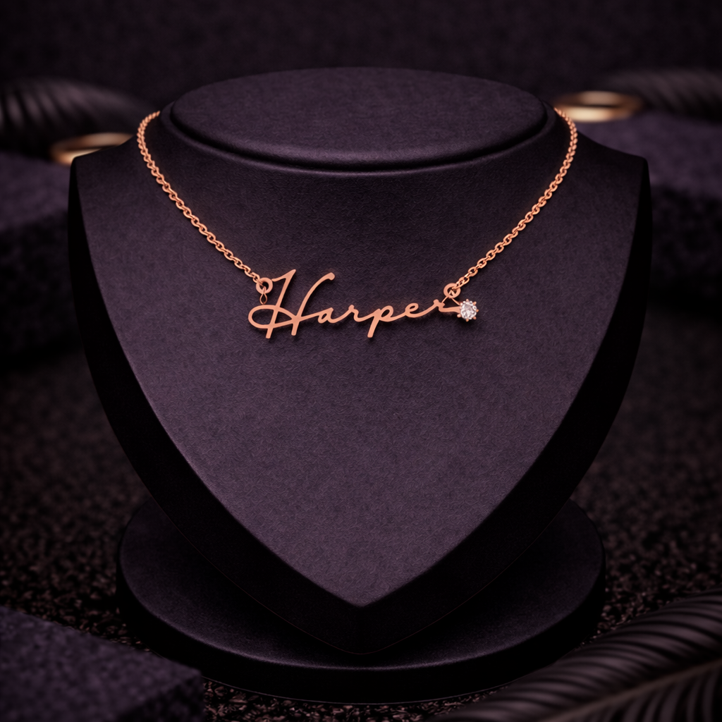 Premium Single Name Necklace