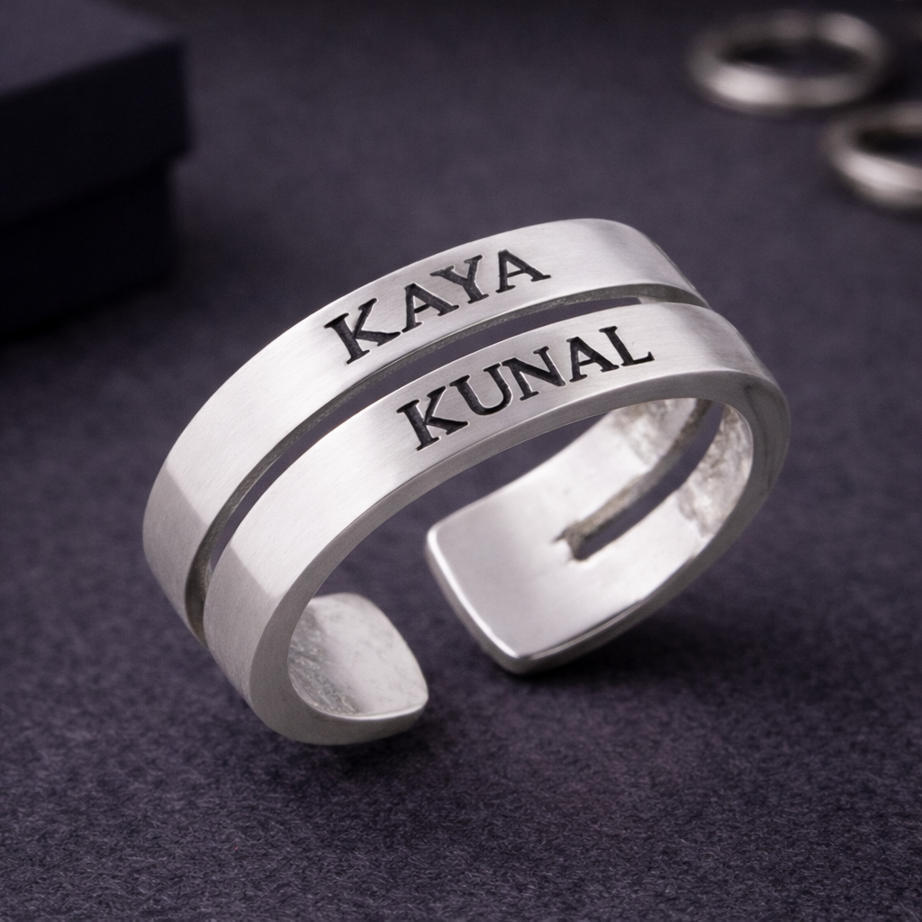 Couple Name Rings