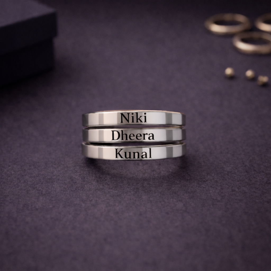 Couple Name Rings