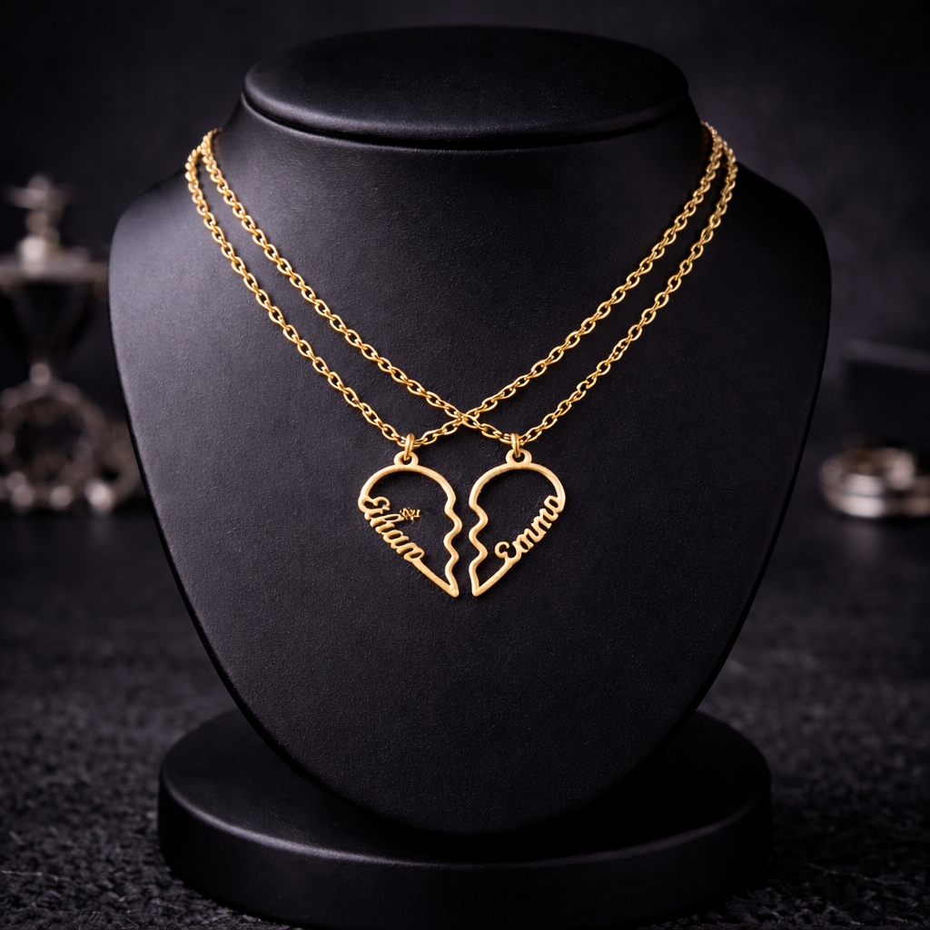 Couple Name Necklace