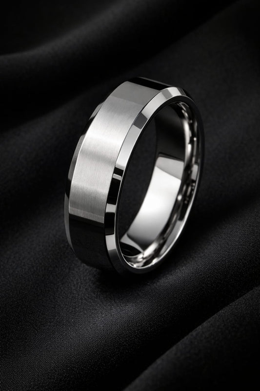 Modern Bevel Ring