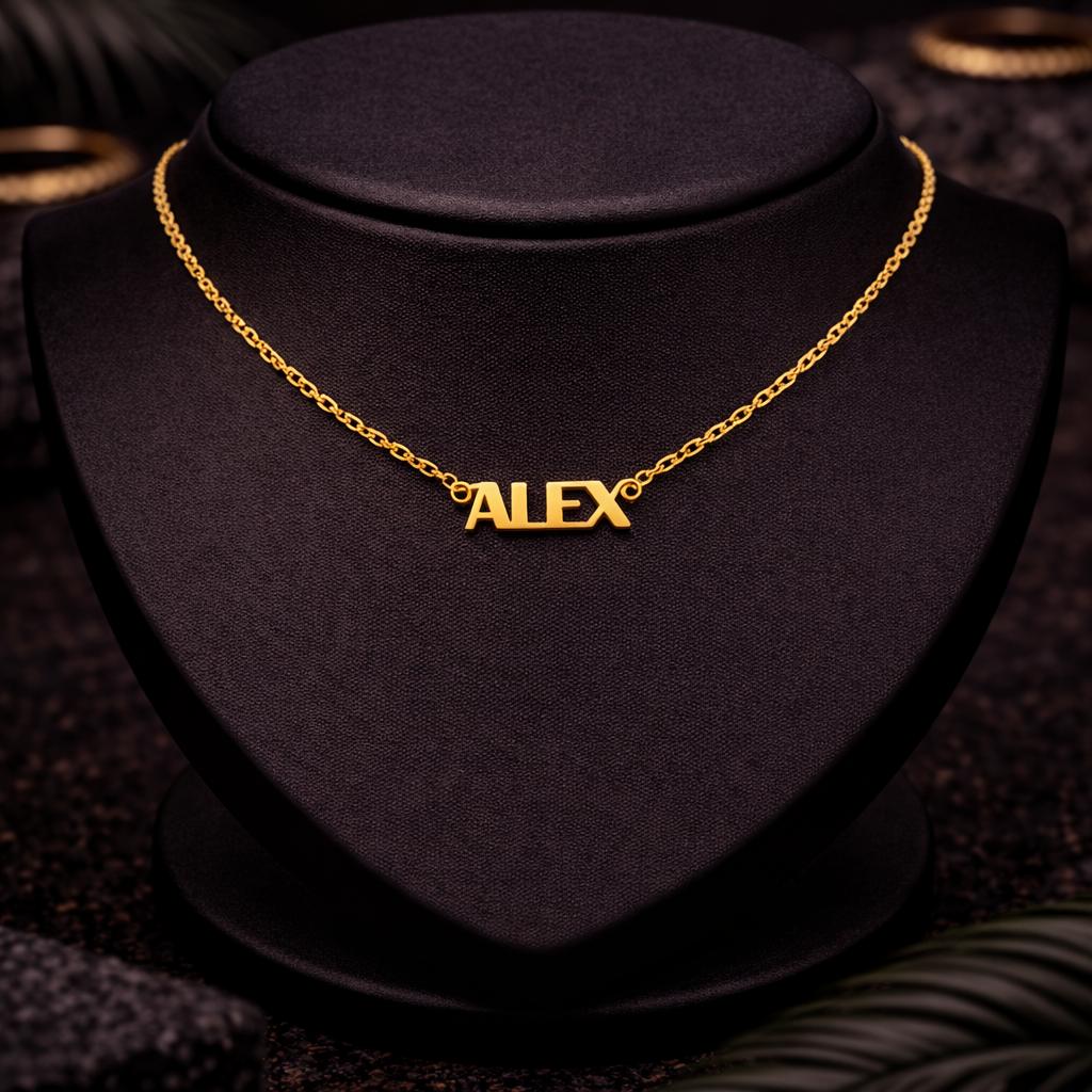 Single Name Necklace