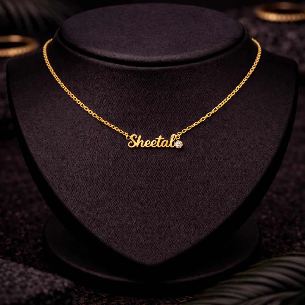 Single Name Necklace