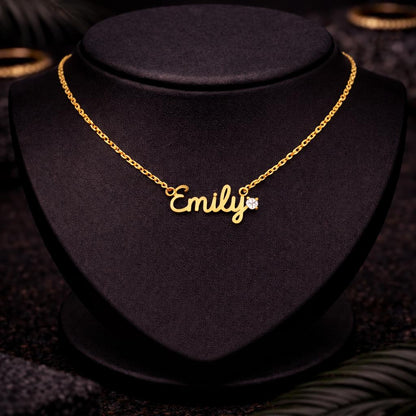 Single Name Necklace