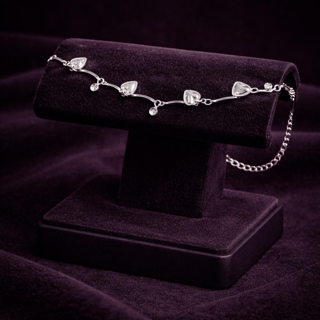 Serena Heart Anklet