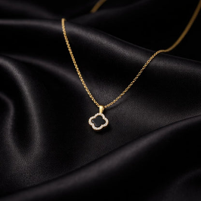 Noir Clover Set Necklace